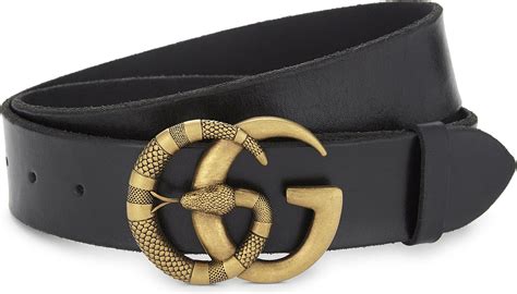 gucci men snake belt|gucci leather belts for men.